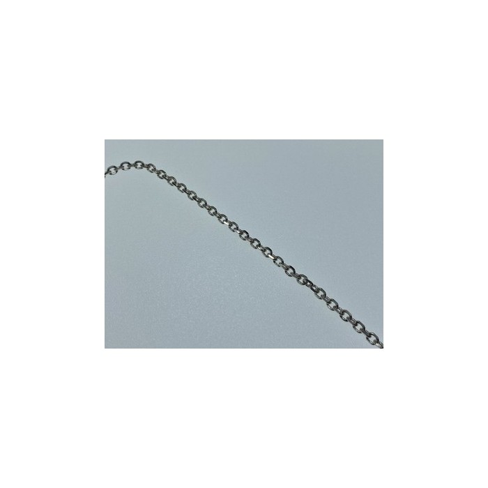 925 Sterling Silver Chain Necklace Italy 18.1 In