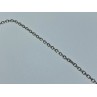 925 Sterling Silver Chain Necklace Italy 18.1 In