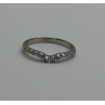 18K WHITE GOLD  DIAMONDS  RING SIZE 6
