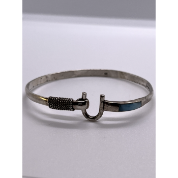 925 Sterling Silver Larimar Bracelet