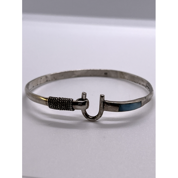 925 Sterling Silver Larimar Bracelet