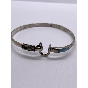 925 Sterling Silver Larimar Bracelet