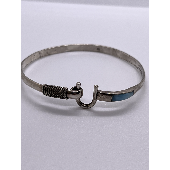 925 Sterling Silver Larimar Bracelet