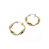 925 Sterling Silver Gold Plated Classic Earring