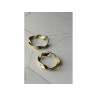 925 Sterling Silver Gold Plated Classic Earring