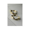 925 Sterling Silver Gold Plated Classic Earring
