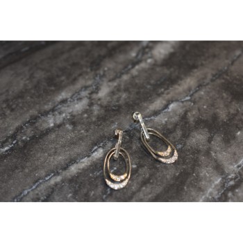 925 Sterling Silver CZ Stud Earrings