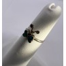 925 Sterling Silver & Turquoise Butterfly Ring Size 4