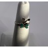 925 Sterling Silver & Turquoise Butterfly Ring Size 4