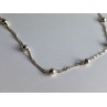 925 Sterling Silver Necklace Italy 17.7 In