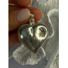 925 Sterling Silver Heart Locket Pendant Length 2 inch