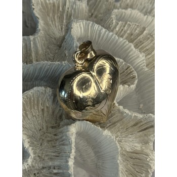 925 Sterling Silver Heart Locket Pendant Length 2 inch