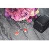 925 Sterling Silver Red Jasper Earrings