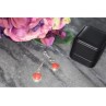 925 Sterling Silver Red Jasper Earrings