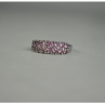 925 Sterling Silver Pink Topaz Ring Size 6.5