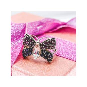 925 Sterling Silver White Topaz, Spinel & Tourmaline 