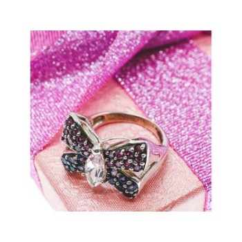 925 Sterling Silver White Topaz, Spinel & Tourmaline 