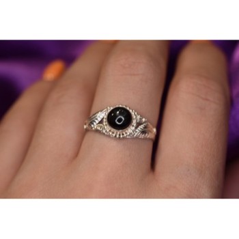 925 Sterling Silver Star Sapphire Ring Size 8
