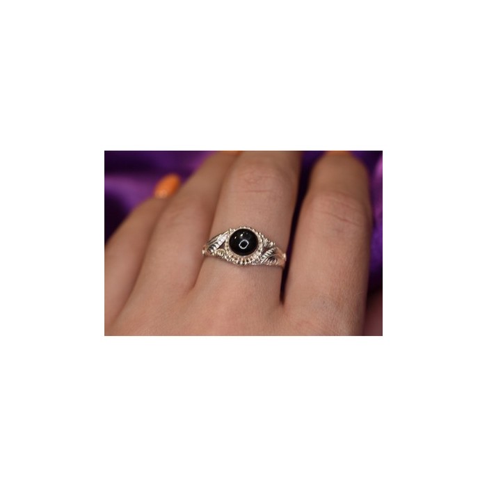 925 Sterling Silver Star Sapphire Ring Size 8