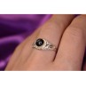 925 Sterling Silver Star Sapphire Ring Size 8