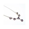 925 STERLING SILVER AMETHYST NECKLACE