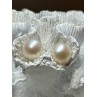 925 STERLING SILVER FRESH WATER PEARL EARRINGS LENGTH 0.5 Inch