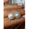 925 STERLING SILVER FRESH WATER PEARL EARRINGS LENGTH 0.5 Inch