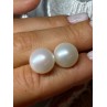 925 STERLING SILVER FRESH WATER PEARL EARRINGS LENGTH 0.5 Inch