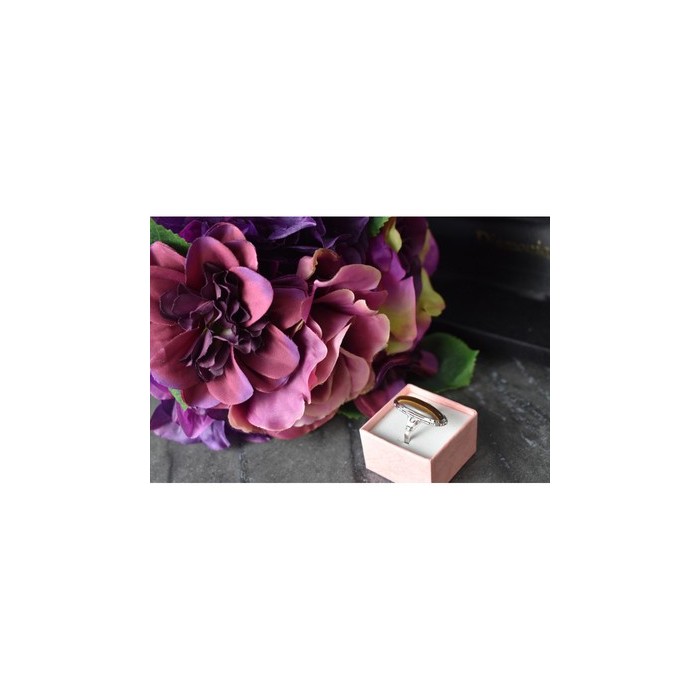 925 Sterling Silver Tiger's Eye Ring Size 8