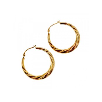 925 Sterling Silver Gold Plated (14k) Earrings