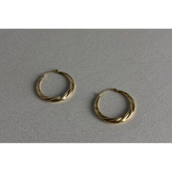 925 Sterling Silver Gold Plated (14k) Earrings