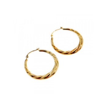 925 Sterling Silver Gold Plated (14k) Earrings