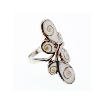 Vintage 925 Sterling Silver Jasper Ring Size 6.5