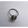 925 Sterling Silver & Agate Ring Size 4