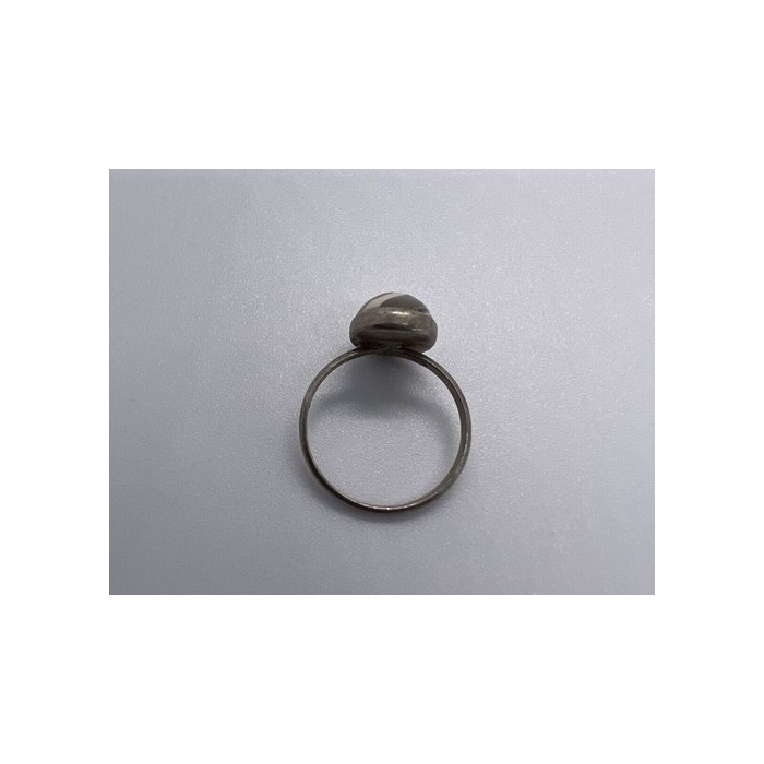 925 Sterling Silver & Agate Ring Size 4