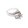 925 Sterling Silver White/colorless CZ Ring Size 5.5