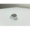 925 Sterling Silver White/colorless CZ Ring Size 5.5
