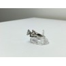 925 Sterling Silver White/colorless CZ Ring Size 5.5