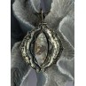 Vintage 925 Sterling Silver Abalone Pendant Length 2.60 inch