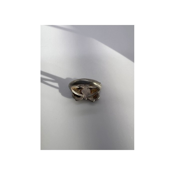 925 Sterling Silver & Opal Butterfly Ring Size 4.5