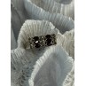 925 Sterling Silver Garnet & Marcasite Ring Size 9
