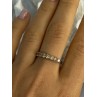 925 Sterling Silver Shiny CZ Ring Size 10