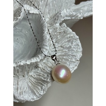 925 STERLING SILVER FRESH WATER PEARL NECKLACE LENGTH 18 Inch