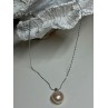 925 STERLING SILVER FRESH WATER PEARL NECKLACE LENGTH 18 Inch