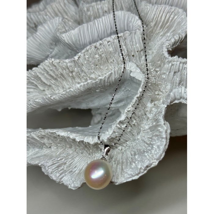 925 STERLING SILVER FRESH WATER PEARL NECKLACE LENGTH 18 Inch