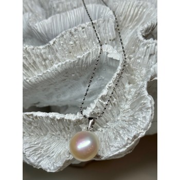 925 STERLING SILVER FRESH WATER PEARL NECKLACE LENGTH 18 Inch