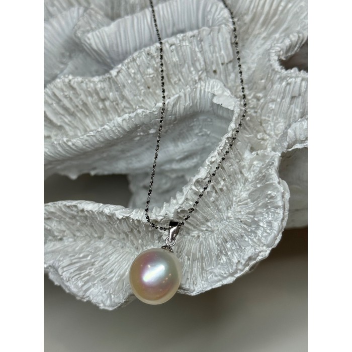 925 STERLING SILVER FRESH WATER PEARL NECKLACE LENGTH 18 Inch