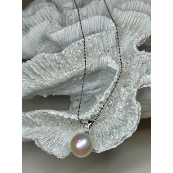 925 STERLING SILVER FRESH WATER PEARL NECKLACE LENGTH 18 Inch