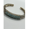 925 STERLING SILVER TOPAZ HINGE BRACELET