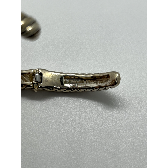 925 STERLING SILVER TOPAZ HINGE BRACELET